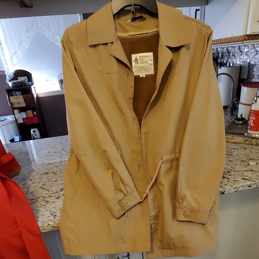 London Fog vintage lined pea jacket